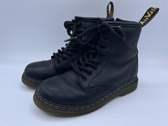 Dr. Doc Martens Boots 1460 Junior Kids AW004 Smooth Leather Size US 11 Uk 10