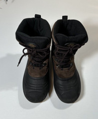 QUEST Thinsulate Youth Pac Brown Faux Suede Upper Waterproof Boots Yth Size 5