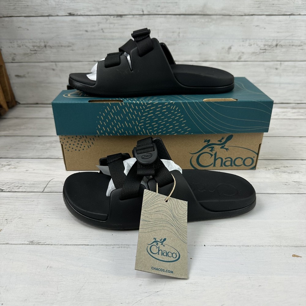Chaco Chillos Kids Slip-On Sandals Size 4M Ultralight Comfort Black New in Box 4