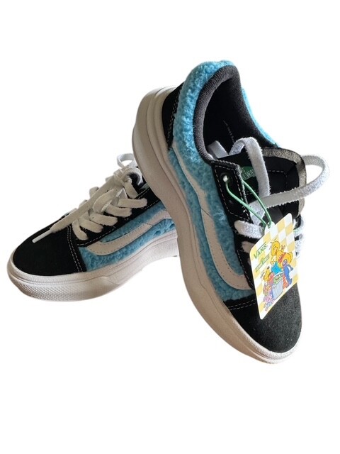 Vans X Sesame Cookie Monster Sneakers Blue, Black, White Mens4, Women’s 5.5