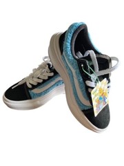 Vans X Sesame Cookie Monster Sneakers Blue, Black, White Mens 3.5, Women’s 5