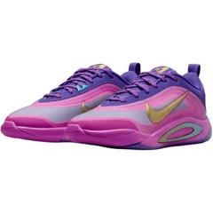 [HF7001-500] -Men- Nike A’One Low top Children’s Basketball Shoes Fiery Purple K