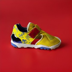 adidas TERREX CAPTAIN TOEY Disney Mickey Mouse Kids Sandals Yellow Blue US 1