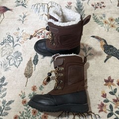 Eddie Bauer Brown and Black Winter Boots with Fur Lining 11