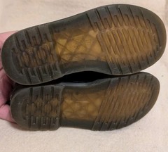 Dr. Doc Martens Combat BootsLeather Lace-Up Youth Size 11 Zip Ankle F82