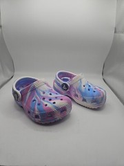 Crocs Classic Clog 206838 Unisex Marbled Pink Purple White Kids Toddler Size C4