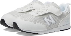 New Balance Kid’s 515 New-B Hook & Loop Sneaker,White/Aluminum Grey,2 XW Infant