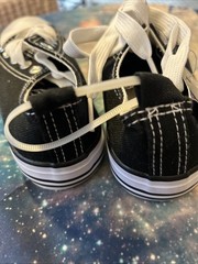 New epicstep Canvas Kids Black Sneakers Size 11