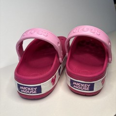 Crocs Toddlers Kids Fun Lab Mickey Lights Clogs Pink Sz 9 C Sandals With Charm