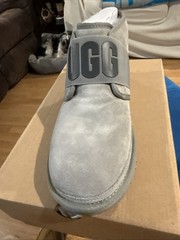 ugg neumel slip on boots black size 10