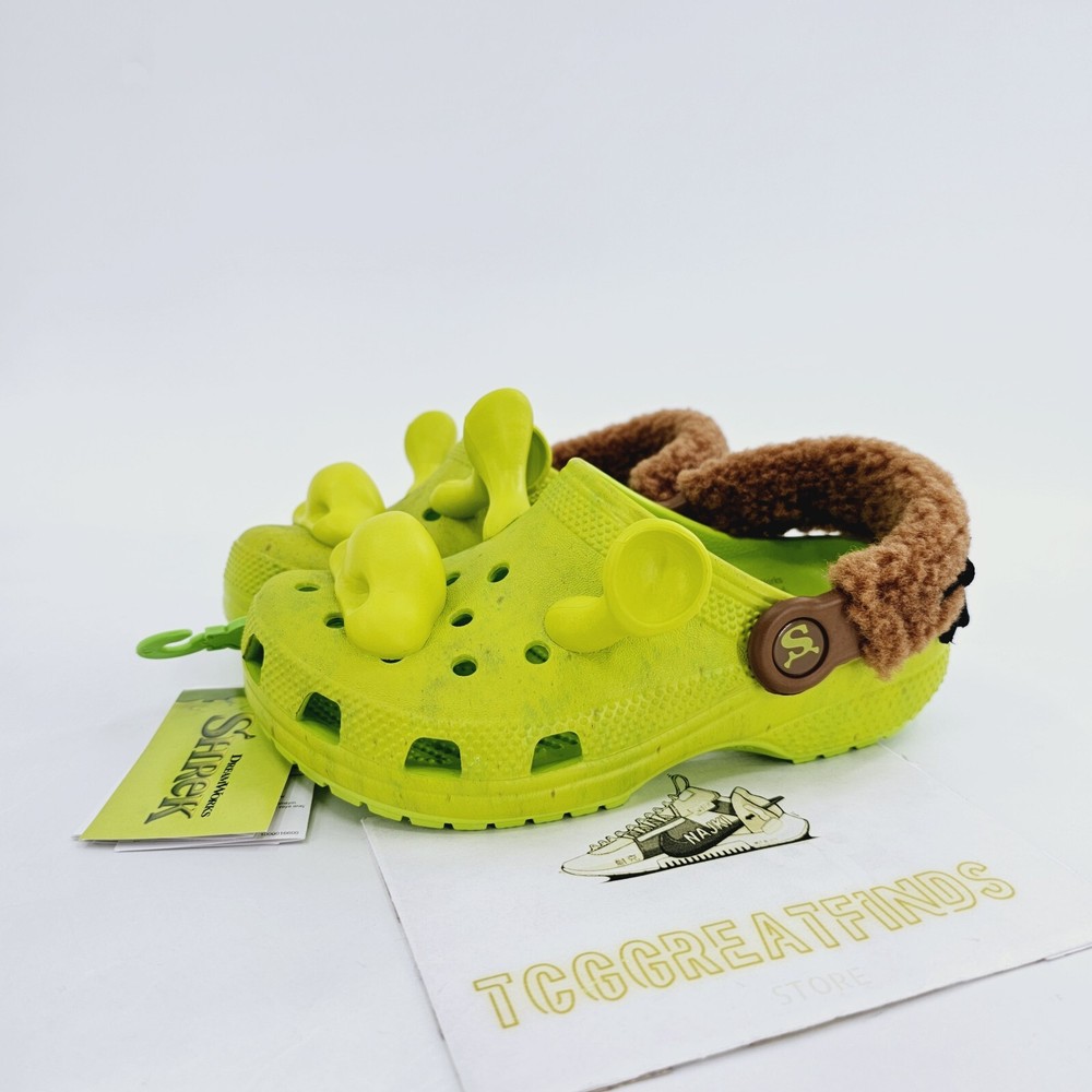 Crocs Classic Dreamworks Shrek Clog Size C12 Kid’s Green NEW