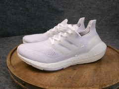Adidas UltraBoost 21 Primeknit White Shoe Sneaker FY5391 GS Size 6.5 Women 7.5