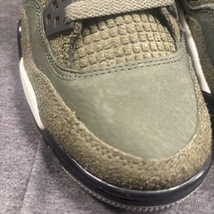 Nike Air Jordan 4 Retro SE Craft Medium Olive GS Size 3.5 FB9928-200