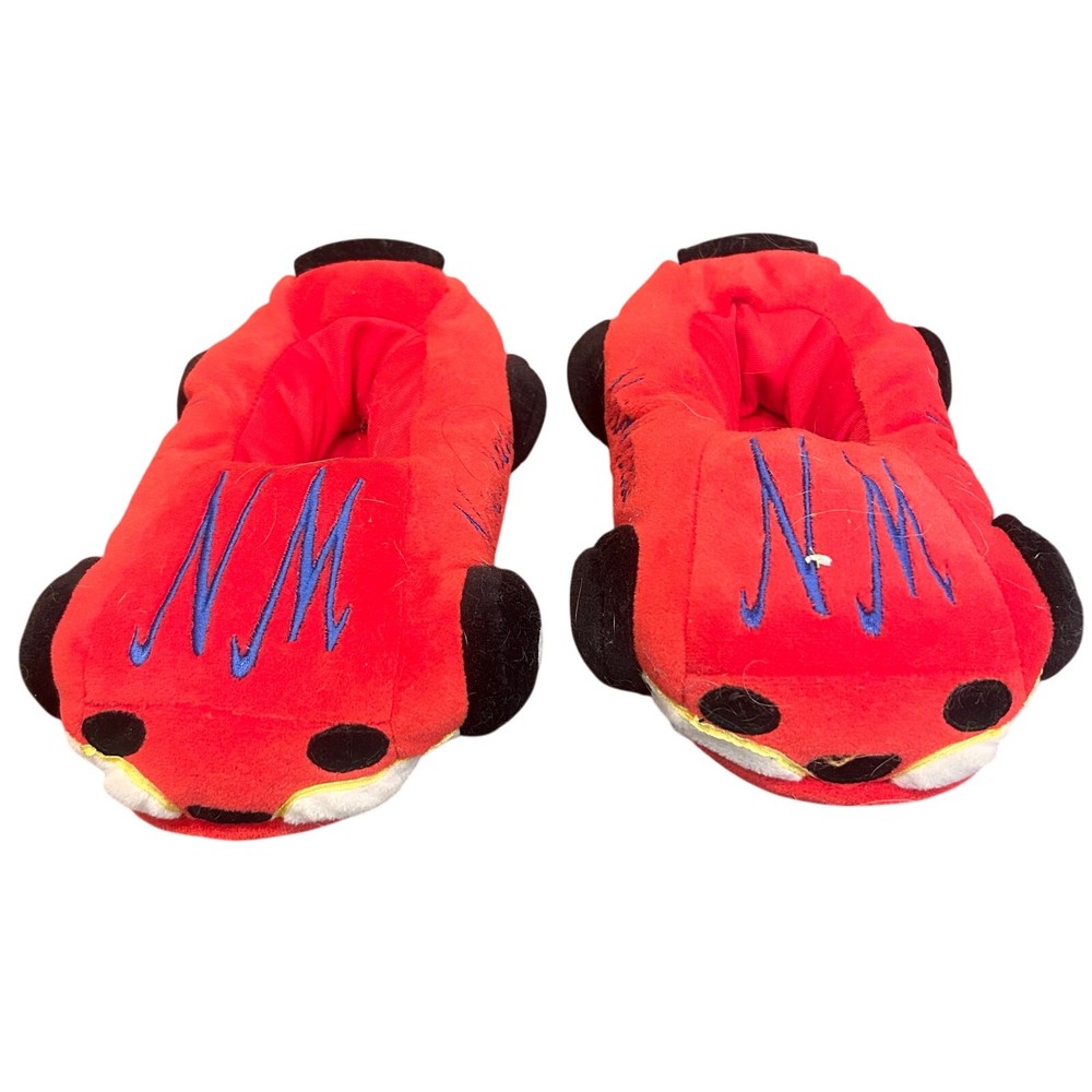 Vintage Neiman Marcus Kids Racecar Slippers Size 9-12