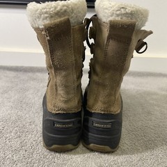 Lands End Duck Boots Boys Size 13 / EUR 31 Lace Up Felt Liner Insert