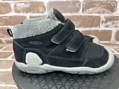 Keen Knotch Hook & Loop Chukka Boots Black Kids Boys Youth Size 4