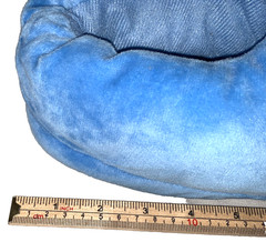 Disney STITCH Blue 3D Face Flush Slide-On Slippers Lilo & Stitch Size 7