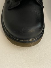 Dr. Martens Boots Toddler 9 Combat 1460 Black Lace Up Side Zip Punk Retro Baby