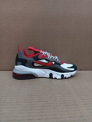 Nike Air Max 270 Rt (Ps) Style- Bq0102, Grey/red/black, Sz 2.5