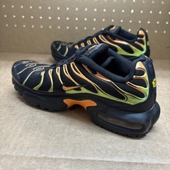 Nike Air Max Plus TN Black Volt Orange GS 655020-084 SZ 4Y or Womens Sz. 5.5