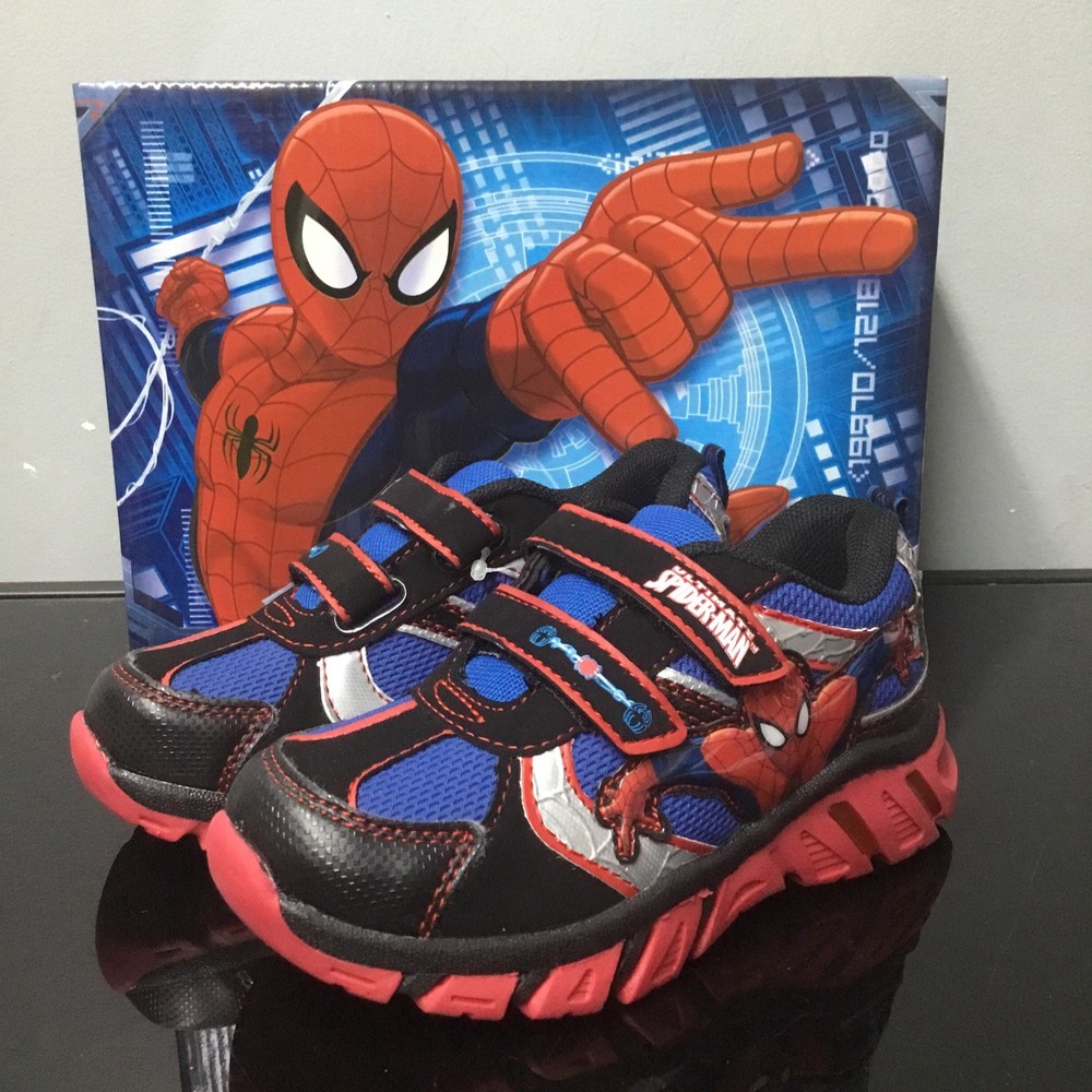 Marvel Ultimate Spider-Man Kids Low Top Sneakers Size US 10.5 / EU 27