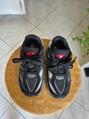 New Balance 9060 PC9060BK Black Castlerock Suede Mesh Kids Sz 12