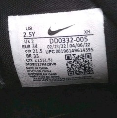 Nike Kyrie Infinity Black Metallic Silver Athletic Shoes Yth sz 2 1/2 Basketball