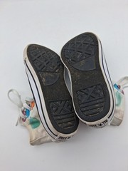 Converse Chuck Taylor Paint Splatter Lace Hi Top Sneakers 656144F Junior Size 3