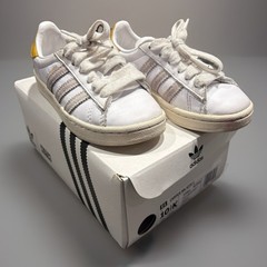 Kith Classics X adidas Original Campus 80s Mango Yellow White IE4805 Samba 10.5k
