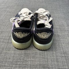 Jordan 1 Retro Low OG Black Raspberry PS Size 12C Glow Sneakers Shoes HF0411-001
