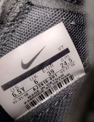 Nike Vapormax 2019 GS Triple Black Ghost AJ2616-001 Size 6.5Y