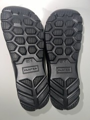 Hunter Black Original Lightweight Outdoor Water Shoes Kids Sz 2.5 S082