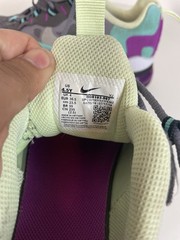 Nike Air Max 270 React Sneakers Size 4.5Y Gunsmoke Aurora Violet BQ0103-007