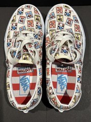 Vans Off The Wall x Where’s Waldo? Era Postage Shoes US Kids Youth Sz 1.0