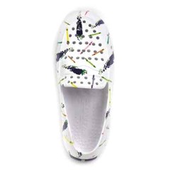 Floafers Prodigy Driver Kids Silly Scents Bright White Grape Shoes Size C4 New
