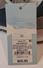 Cat & Jack Toddler Rylie Retro Low Top Sneakers Gray/Navy Blue Size 11