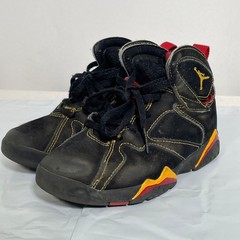 Jordan 7 VII Retro Citrus DJ2778-081 Black Toddler Sneakers 12C