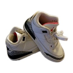 Nike Air Jordan 3 Retro White Cement Reimagined DM0966-100 Toddler Size 11C Shoe