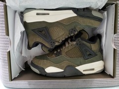 Air Jordan 4 SE Retro Craft Olive Green Youth Sneaker Size 4Y FB9928-200 Nike
