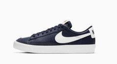 Nike Blazer Low ’77 ‚Midnight Navy‘ Blue/White DA4074-400 Youth Size 6.5Y
