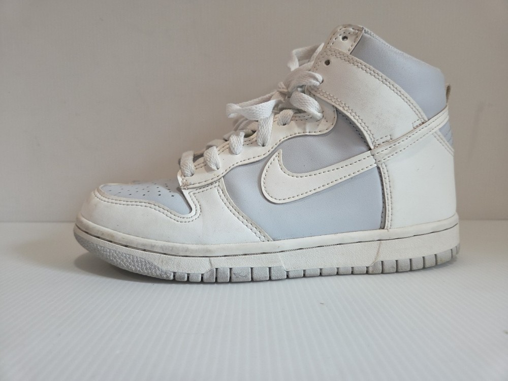 Nike Dunk High GS Size 5Y Summit White Pure Platinum DB2179 107