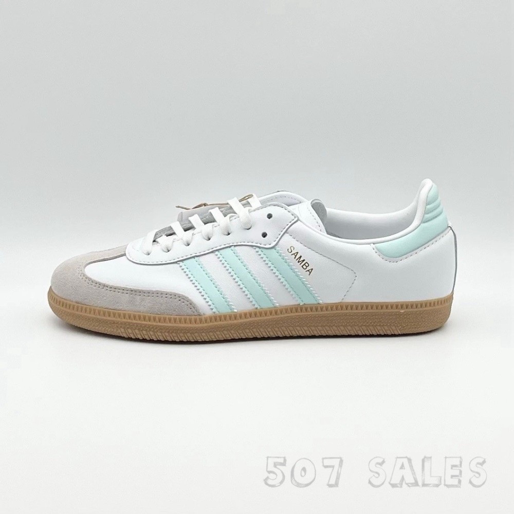 Adidas Samba OG J Cloud White Semi Flash Aqua Gum JP5481 – Size 6.5