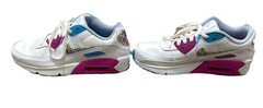 Nike Air Max 90 SE Polka Dots White Purple Blue Sneaker Size 6.5 DV1843-100