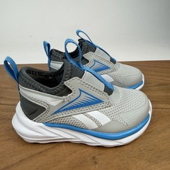 New Little Kids Reebok Lite Spinner Gray Comfort Casual Sneakers Size 5 C NWOB