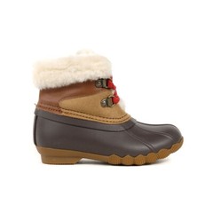 Sperry Little Kids Alpine Saltwater Medium Beige Duck Boots STL165273