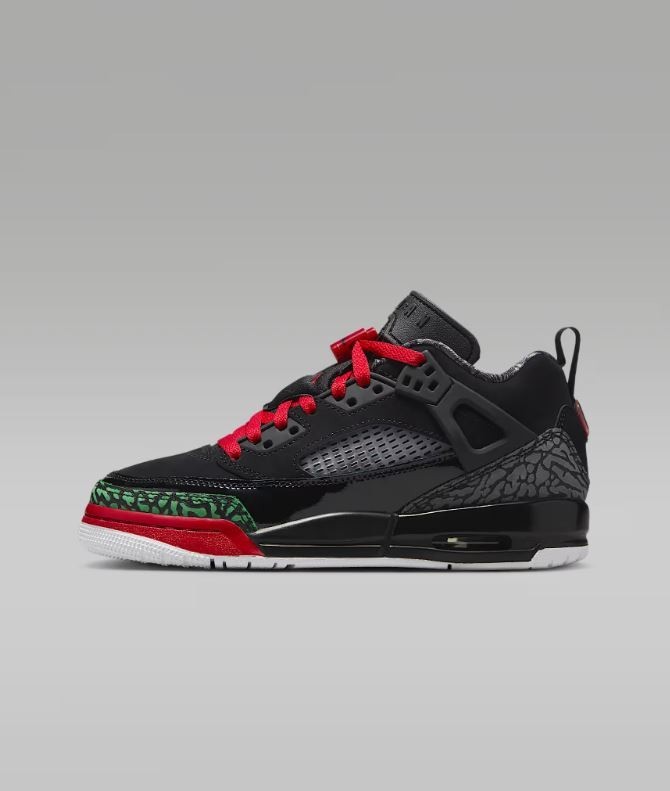 Nike Jordan Spizike Low GS Black Varsity Red Classic Green White FQ3950-008