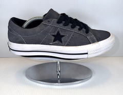 CONVERSE 263680C „Almost Black“ Grey Kids Shoes Suede Leather Size 5.5