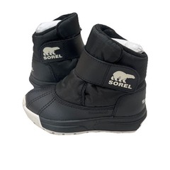 Sorel TODDLER WHITNEY™ III STRAP MID Winter Boot Black Little Kid 9
