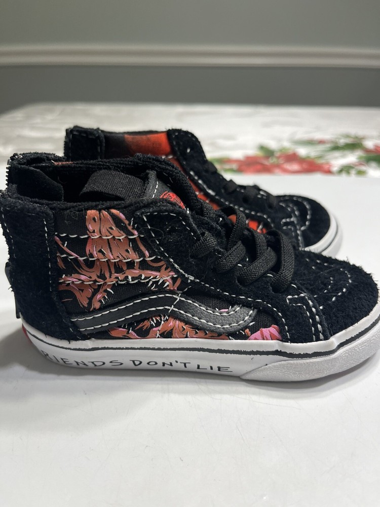 Vans x Stranger Things Sk8 High Upside Down Friends Dont Lie Toddlers 6.5