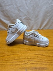 Nike Air Force 1 ‘Triple White’ Toddler Sneakers DH2926-111- SZ 4 C #10